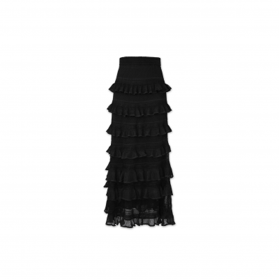 ZIMMERMANN LUNA LACE FRILL SKIRT 3723SS261